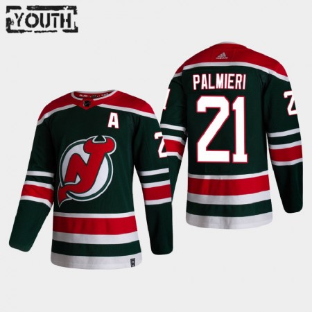 Kinder Eishockey New Jersey Devils Trikot Kyle Palmieri 21 2020-21 Reverse Retro Authentic